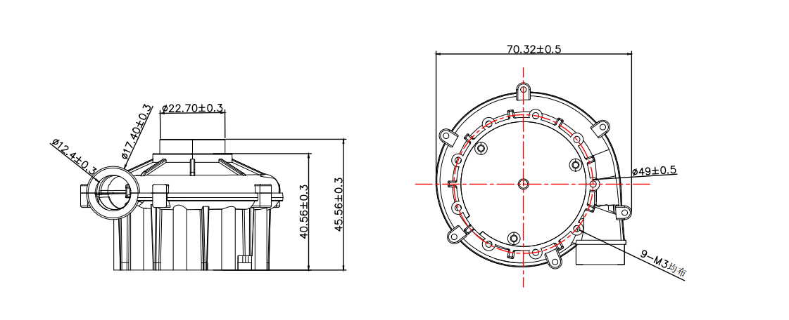 Structure drawing of 24V Air Blower BA7050H24B.png Structure drawing of 24V Air Blower BA7050H24B.png